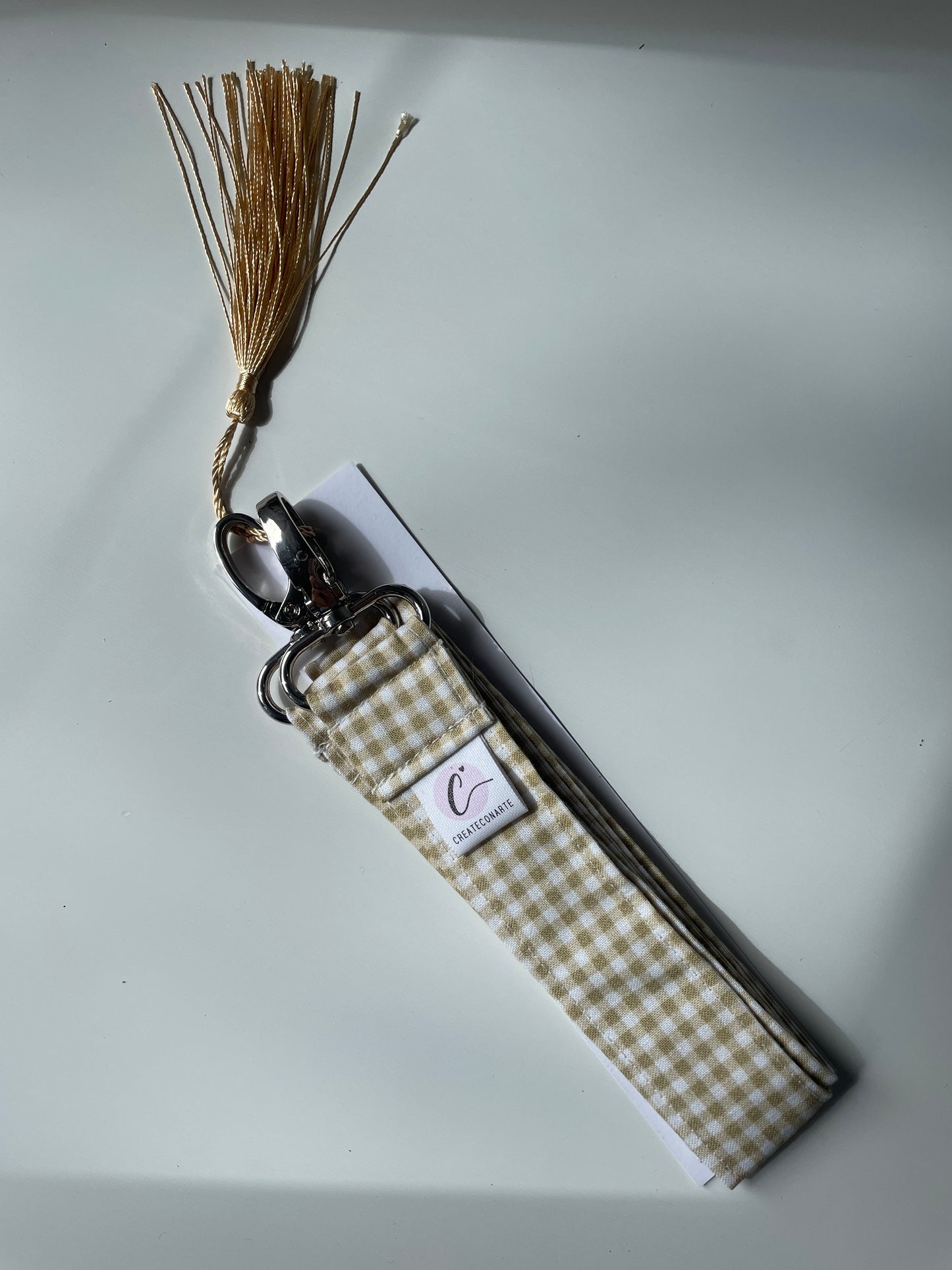 Cinta para móvil Vichy beige