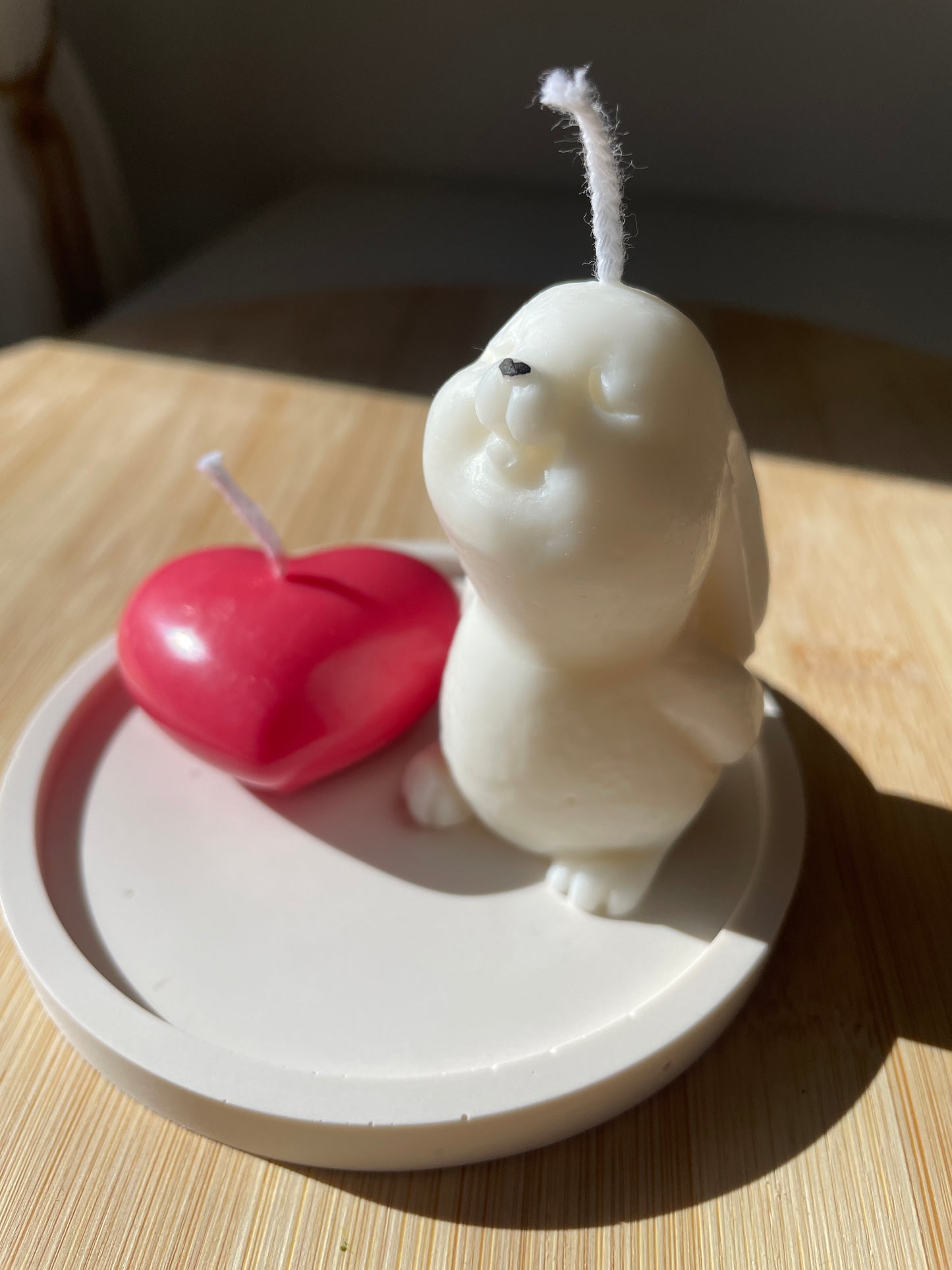 Pack conejito + corazón + bandeja