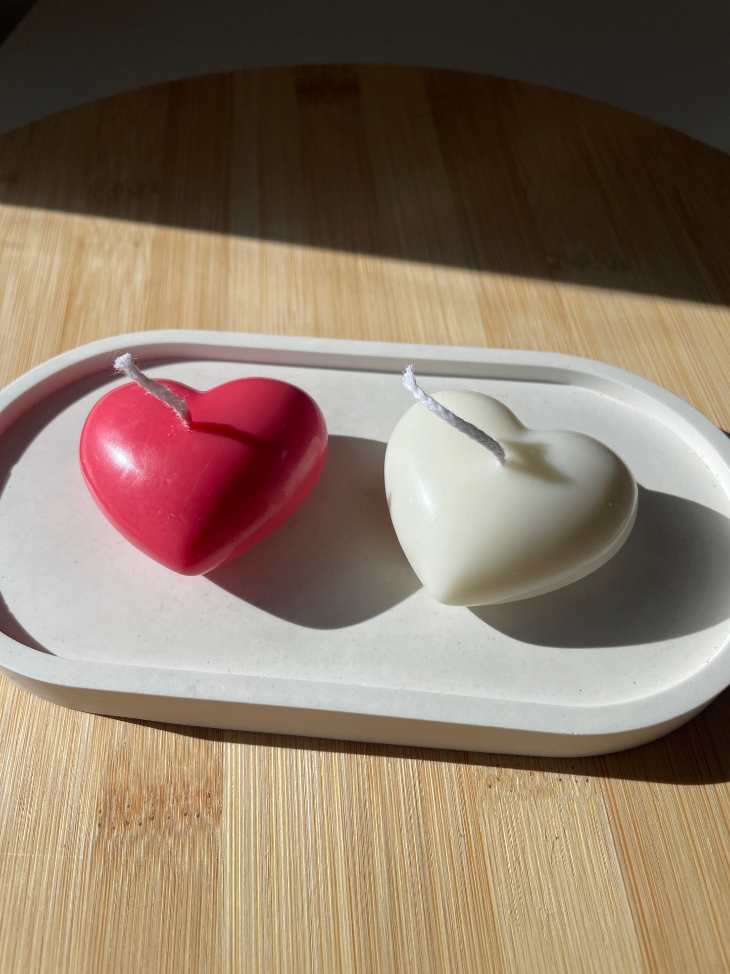 Pack corazones + bandeja ovalada