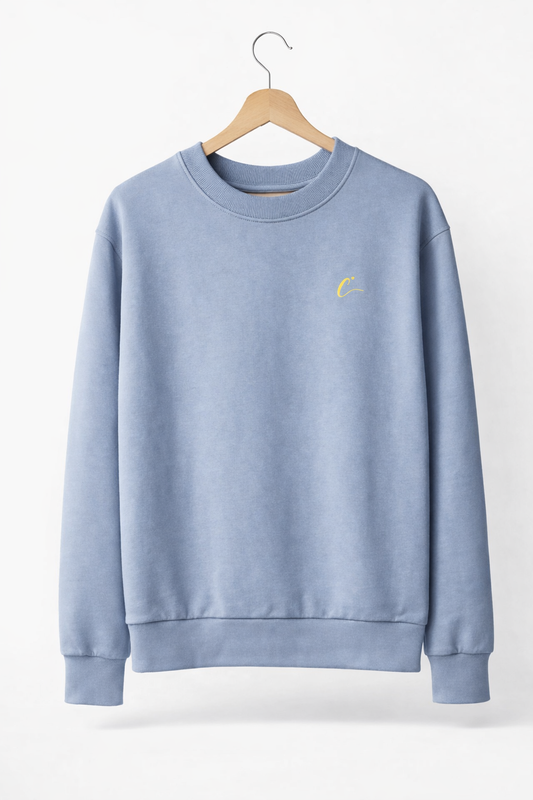 Sudadera Paisaje Turbón Azul