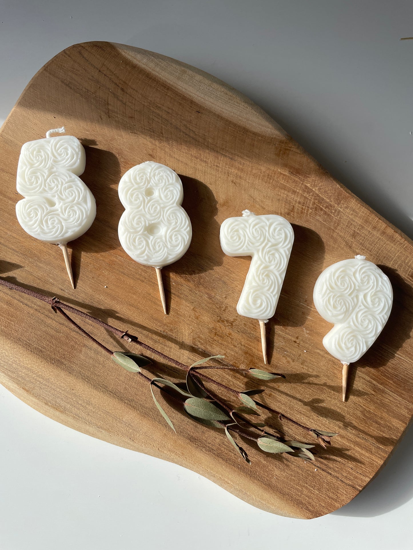 Velas cumpleaños flores