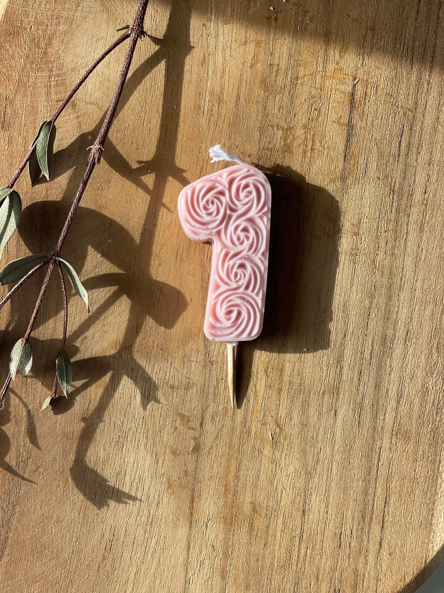 Velas cumpleaños flores