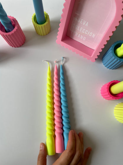 Pack vela pilar unicornio
