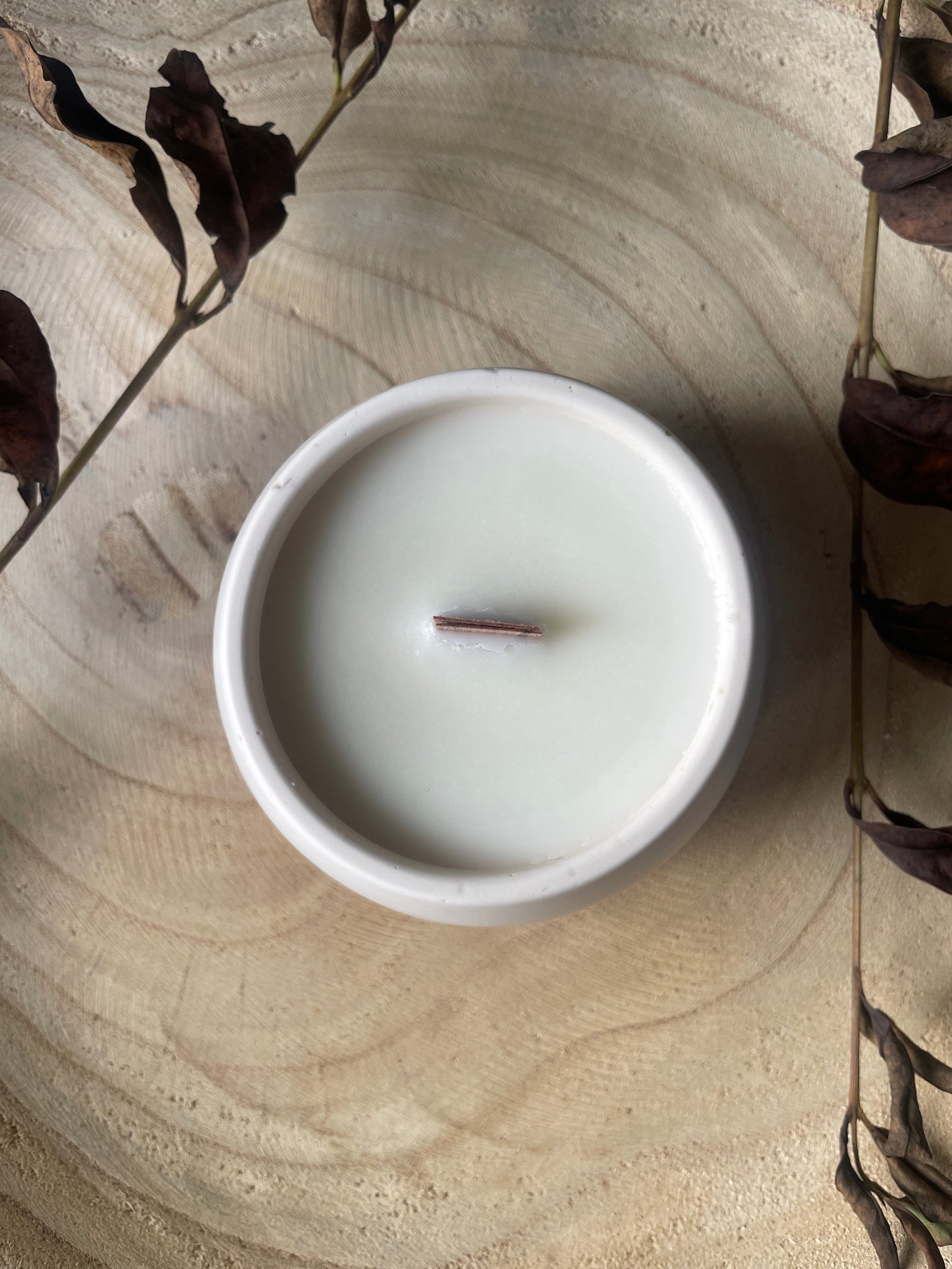 Vela cuenco de calma