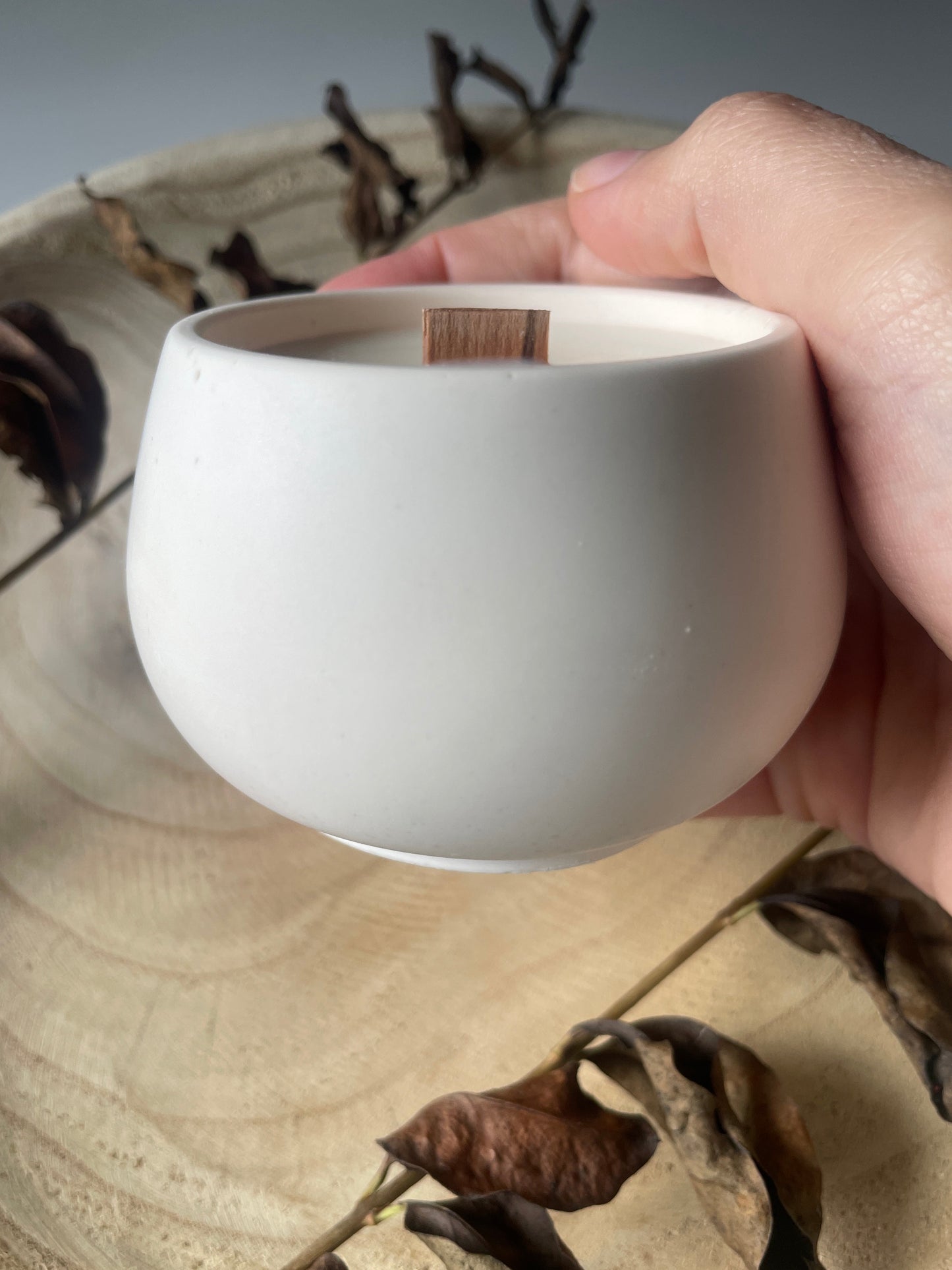 Vela cuenco de calma