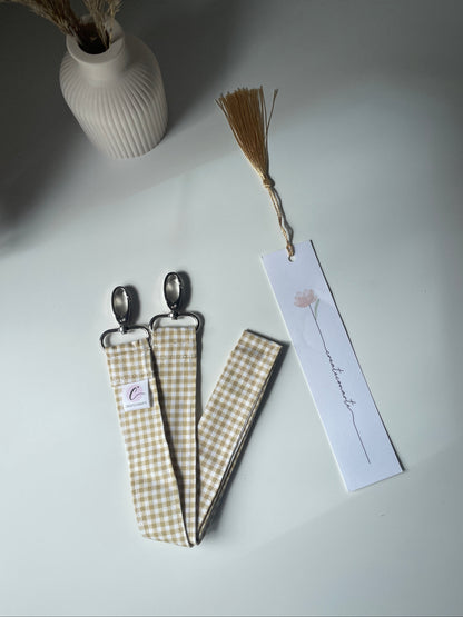 Cinta para móvil Vichy beige