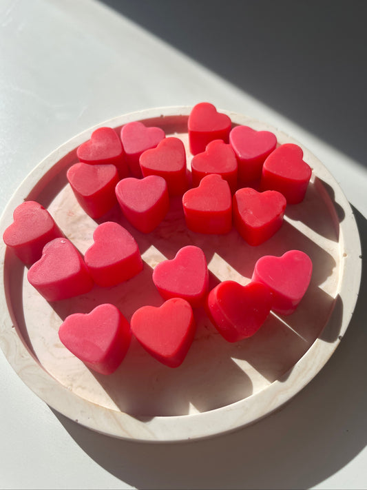 Wax melts corazones