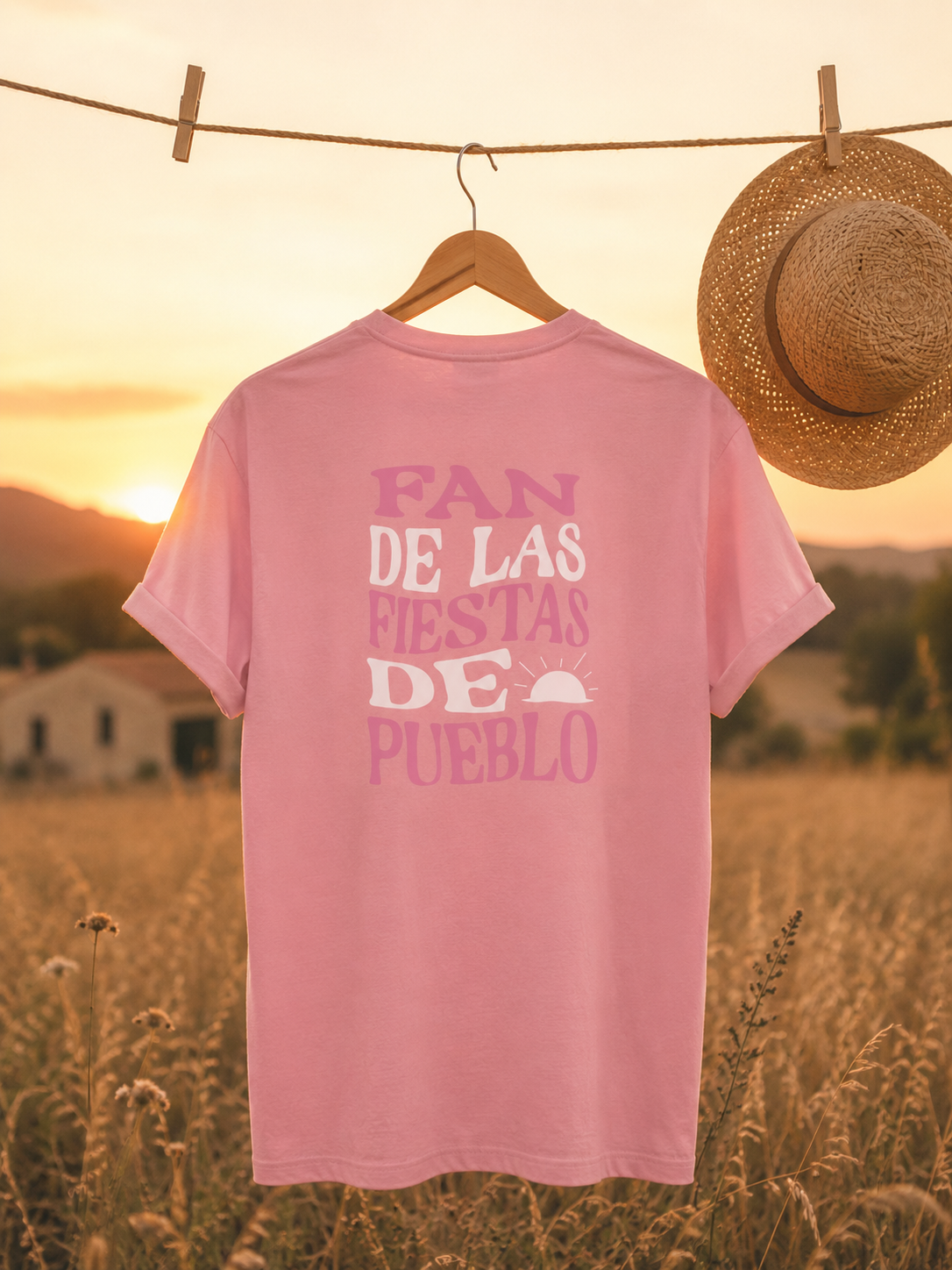 Camiseta Fan Rosa
