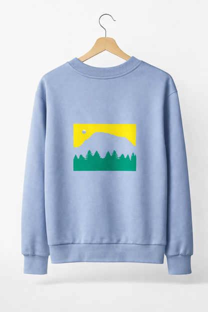 Sudadera Paisaje Turbón Azul